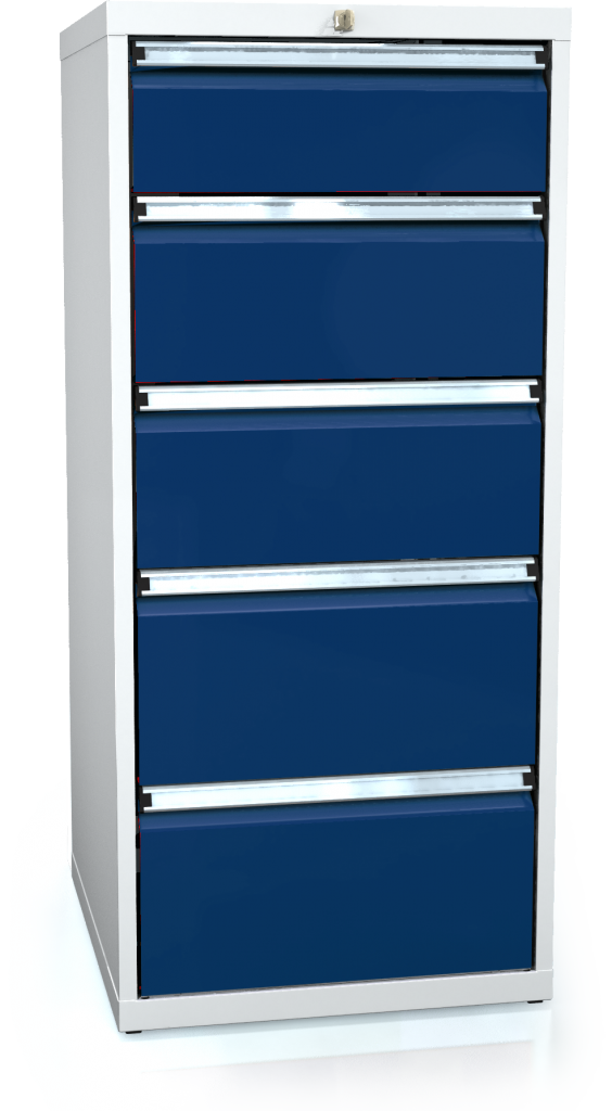Drawer cabinet 1240 x 555 x 600 - 5x drawers
